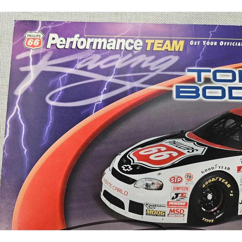 NASCAR Todd Bodine Hero Card 1999 Phillips Racing No 66 Chevy Monte Carlo 8x10